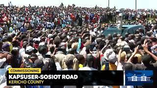 COMMISSIONING OF KAPSUSER SOTIC ROAD  KERICHO COUNTY