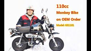 Factory Wholesale Best Selling Price 110cc Classical Monkey Bike on OEM Order