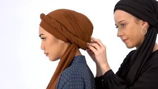 60 Second Hijab Tutorial  Side-Tie Turban  INAYAH