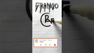 FRANCO logo name comment your name #shorts #short