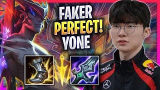 FAKER PERFECT GAME WITH YONE - T1 Faker Plays Yone MID vs Zoe  Season 2024