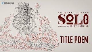 The Journey of Solo - Title Poem  Tamil  Dulquer Salmaan  Bejoy Nambiar  TrendMusic