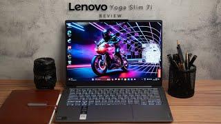 Unboxing Lenovo Yoga Slim 7i with AI Engine+ Gen 9 Best thin and light laptop under Rs 1 lakh ?