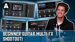 Beginner Guitar Multi FX Shootout - Boss GT-1 Line 6 Pod Go HeadRush MX5 & More