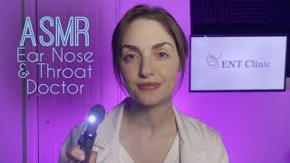 ASMR  Ear Nose and Throat Doctor Exam