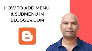 How To Add Submenu In Blogger.com 2022  CM Manjunath