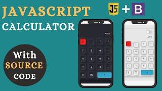 BlackWhite Theme Calculator in JavaScript using Bootstrap With Source Code  samehulhaq