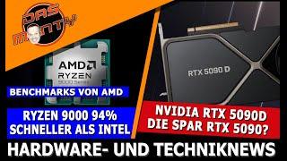 Nvidias RTX 5090D kommt  AMD  Ryzen 9950X neuer Weltrekord l  Ryzen 7000 für unter 100 €  News
