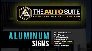 Aluminum Metal Sign - Product Video  Neil Jou Productions