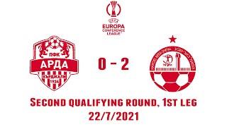 Arda vs H. Beer-Sheva  0-2  UEFA Europa Conference League 202122 Second qualifying round 1st leg
