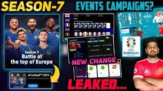 Season-7- Battle At The Top Of Europe Euro Theme Leaked EFOOTBALLNew Campaigns Events & Rewards