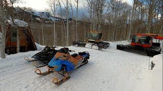 Utah Cabin Winter Upkeep Felling Trees & Liftin Skis. 2-Stroke For Life