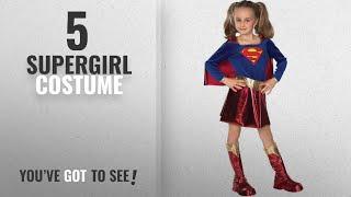 Top 10 Supergirl Costume 2018 DC Super Heroes Childs Supergirl Costume Medium