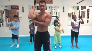 Kung Fu Kids Beginner Nunchuck Training  Sept 1 2014