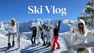 MY FIRST EVER SKI TRIP IN THE FRENCH ALPS COURCHEVEL  VLOG