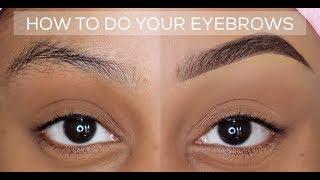 HOW TO QUICK AND EASY EYEBROW TUTORIAL  BEGINNER FRIENDLY  UPDATED BROW ROUTINE