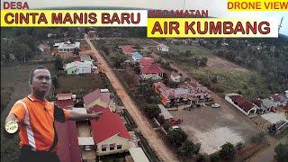 TERBANG di Langit ibukota Kecamatan Air Kumbang Kabupaten Banyuasin Desa Cinta Manis Baru