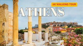 Athens Greece 4k walking tour virtualtour