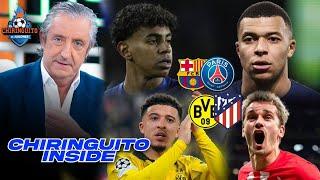 BARÇA-PSG Y DORTMUND-ATLETI  CHIRINGUITO INSIDE  UCL