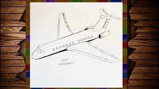 EKT - Karakalem Kolay ve Basit Uçak Çizimi