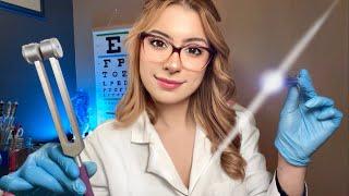 ASMR The MOST Detailed Cranial Nerve Exam YOUVE SEEN ‍️ Doctor Roleplay Ear Eye & Hearing Test