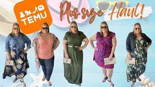 PLUS SIZE TEMU FASHION HAUL  REVIEW & TRY-ON  SUMMER 2024