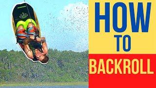 HOW TO BACKROLL - KNEEBOARD BOAT