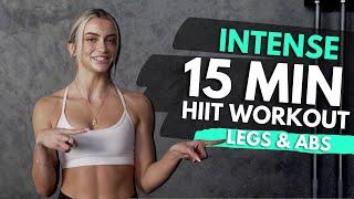Absolute Burner 15 Min HIIT Workout for Toned Legs & Rock Hard Abs