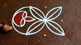 Aadivelli special flowers kolam3*3 aadiperukku special kolamaadi 18 kolamBeautiful rangoli