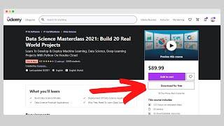 How to download paid Udemy courses for free In 20 Seconds