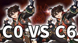 「Gaming」C0 vs C6  Genshin Impact