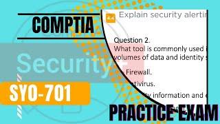 CompTIA Security+ SY0-701 Practice test OBJ 4.4