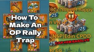 How To Build The Most Op Rally Trap In 9 Simple Steps. Lords Mobile.