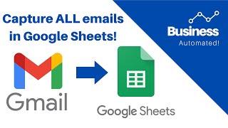 How to save emails from Gmail in Google Sheets using Integromat - simple and no-code