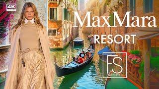 MAX MARA RESORT 2025 VENICE 4K Full Fashion Show  Felice Nova Noordhoff