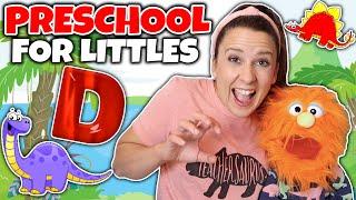 Preschool Videos - Toddler Learning Videos -  Circle Time Phonics Colors Numbers - Dinosaur Class