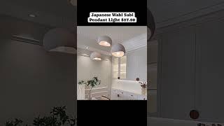 Japanese Wabi Sabi Pendant Light  Homonlite