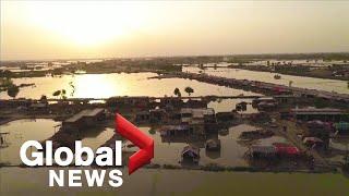 Pakistan floods Drone footage shows “epochal” damage from torrential rains