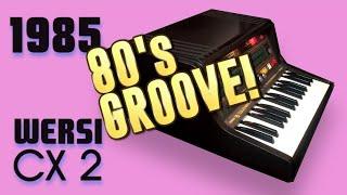 WERSI CX2 WERSIMATIC Analog Groove Box 1985  HD DEMO  SAMPLE PACK