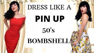 How to dress like a 50s feminine bombshell  Pin-up Vintage inspired Outfits