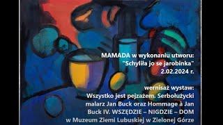 Schyliła jo se Jarobinka  Niederlausitz sorbian folkserbołużycka pieśń wernisaż Jana Bucka