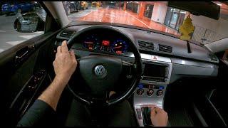 2007 Volkswagen Passat B6 Night Chip 170 HP  POV Test Drive #887 Joe Black