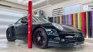 SOUL RED Porsche 911 Turbo ASMR Wrap Guide  The Hardest Parts In REAL TIME