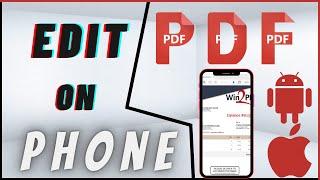 How To Edit PDF File Online In Mobile Android & IPhone