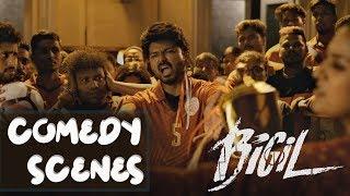 Bigil  Tamil Movie  Comedy Scenes Compilation  Vijay  Nayanthara  English Subtitles