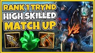 #1 TRYNDAMERE WORLD HOW TO PLAY AGAINST WARWICK IN HIGH ELO - League of Legends