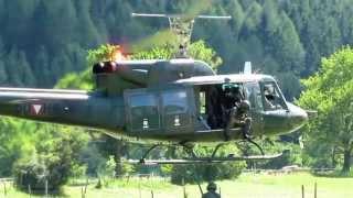 Agusta- Bell AB 212 helicopter landing - takeoff HD  Nice sound