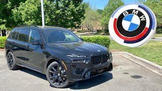 2025 BMW X7 M60i POV Start Up Test Drive Walkaround and Review