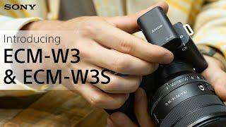 Introducing the Sony ECM-W3  ECM-W3S Wireless Microphone System