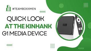 THIS IS THE KINHANK G1 MEDIA DEVICE  AND IT DELIVERS